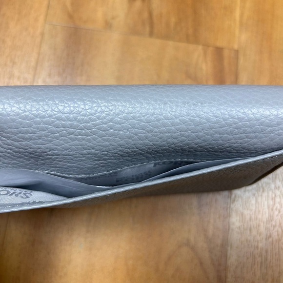 Michael Kors Women’s Gray and Silver Wallet with Card Slots - Picture 4 of 10